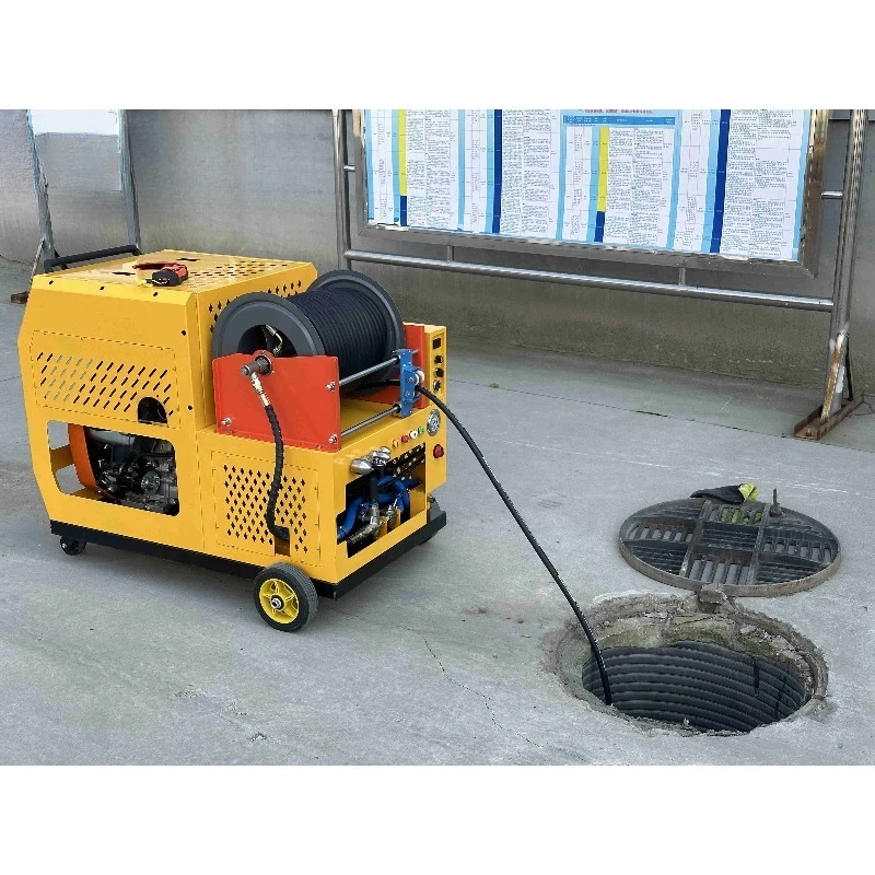 180Bar Pipe Dredging Drain Cleaning Sewer Snake Machine Sewer Cleaner 45L Flow