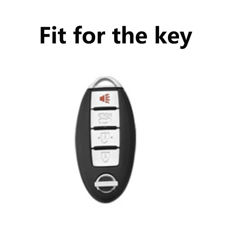 White Diamond TPU For Nissan Rogue XTrail T32 T31 Qashqai J11 J10 Kicks Tiida Pathfinder Murano Juke Versa Note Car Key Case Fob - view 3