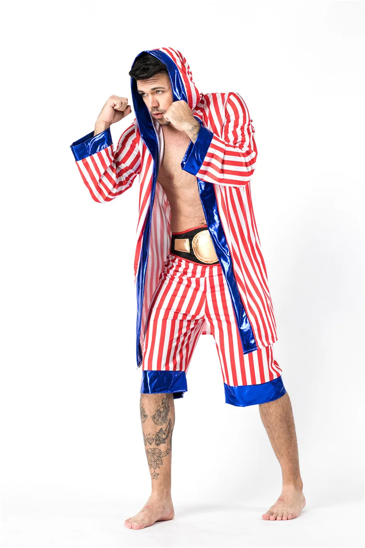 섹스 속옷 역할 놀이 남성과 여성의 복싱 챔피언 파이터 게임 코스프레 섹스 속옷 세트 L309