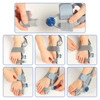 Bunion Adjuster Knob Adjustable Foot Hallux Valgus Braces Toe Straightener Pedicure Finger Toe Adjuster Unisex 5