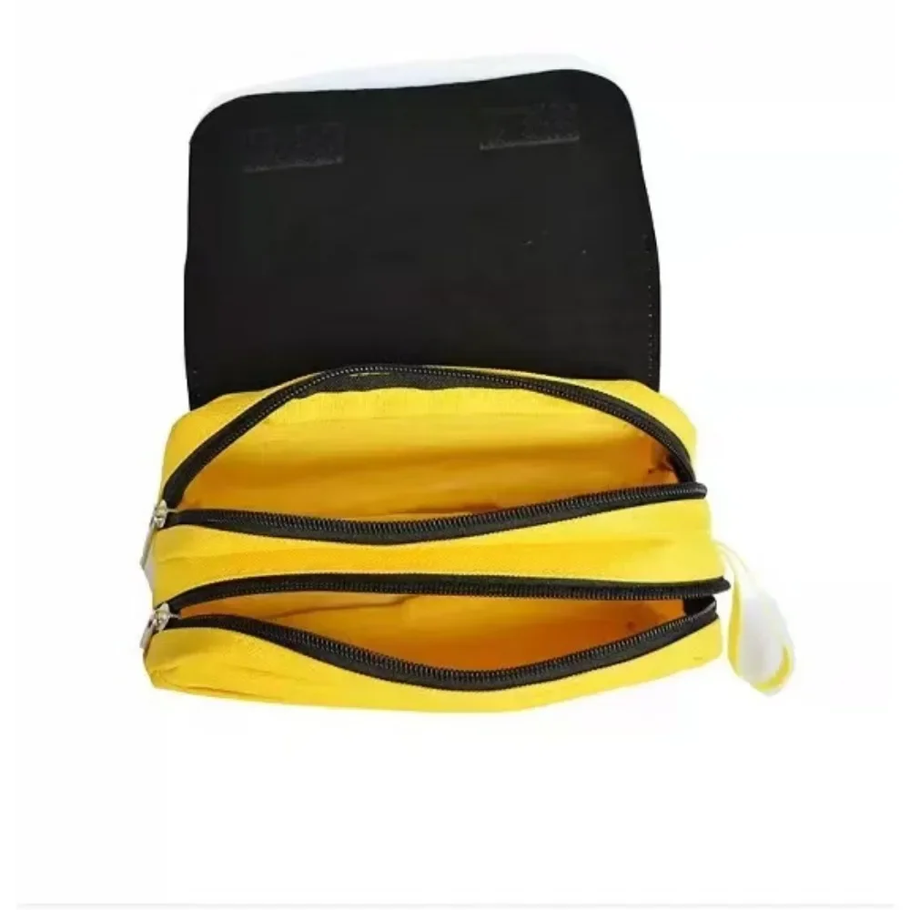 Anime cartoon Pikachu pencil case for primary and secondary school students, children's zipper pencil case, stationery box