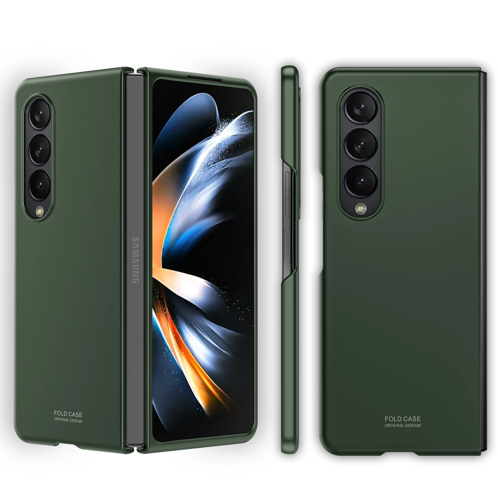 Für Samsung Galaxy Z Fold 4, luxuriös, ultradünn, hautfreundlich, matt, faltbar, stoßfest, Schutz, PC-Hartschale, Zubehör – Detail 14