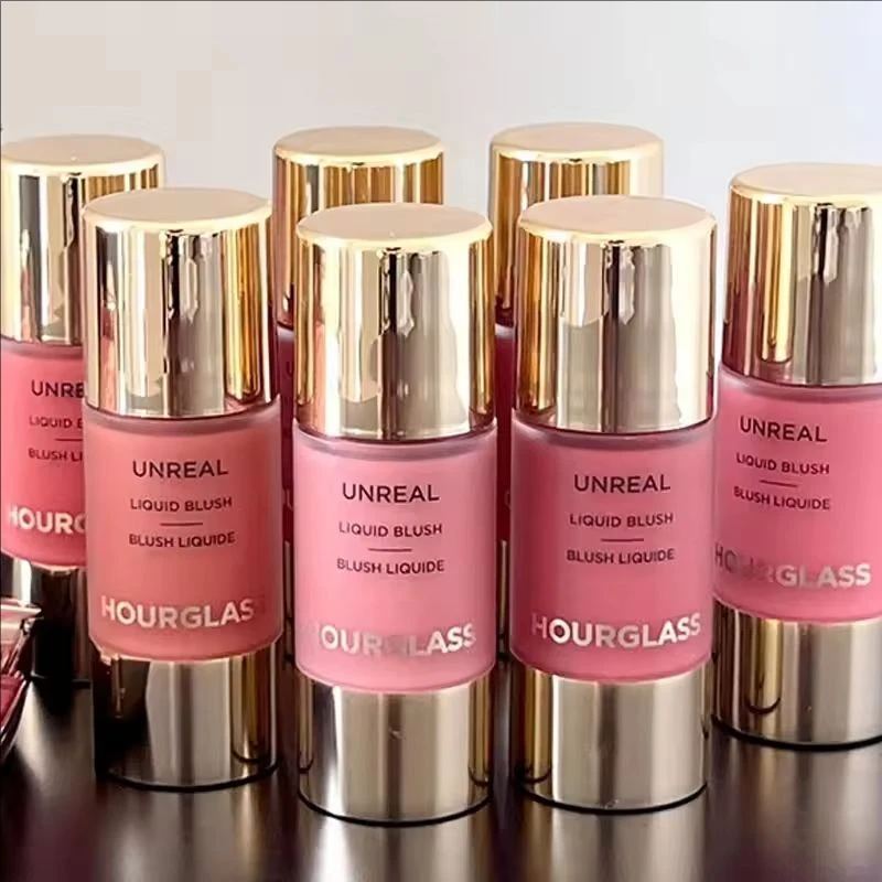 Hourglass Makeup Lipstick Phantom Volumising Glossy Balm Lip Gloss Mirror Blush Długotrwały Nawilżający Balsam do Ust z Efektem Lustra Rise Trace Cosmetics