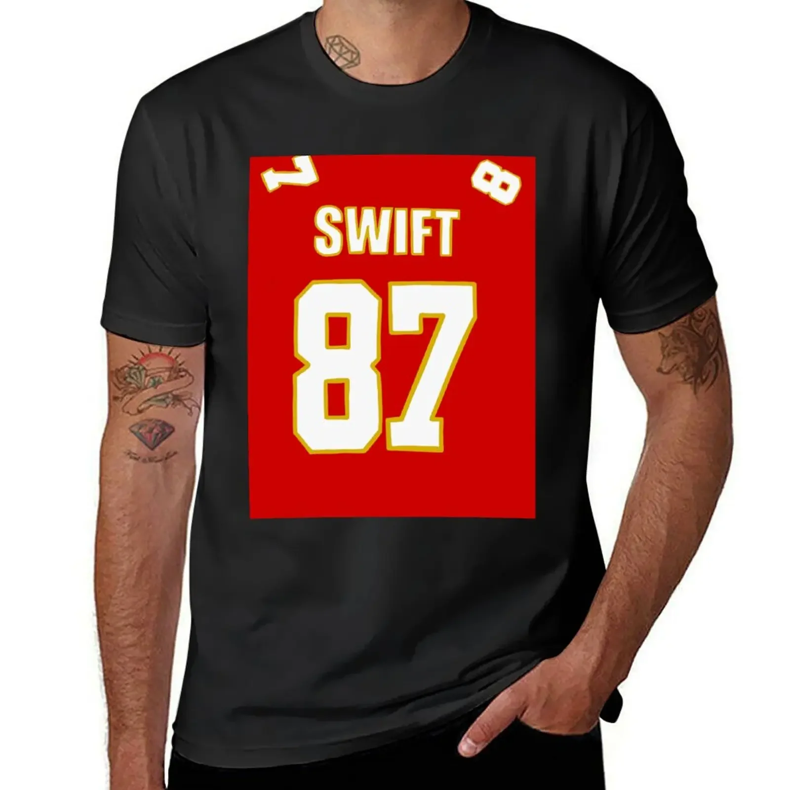 Swift Kelce Jersey T-Shirt anime stuff korean fashion luxury clothes men