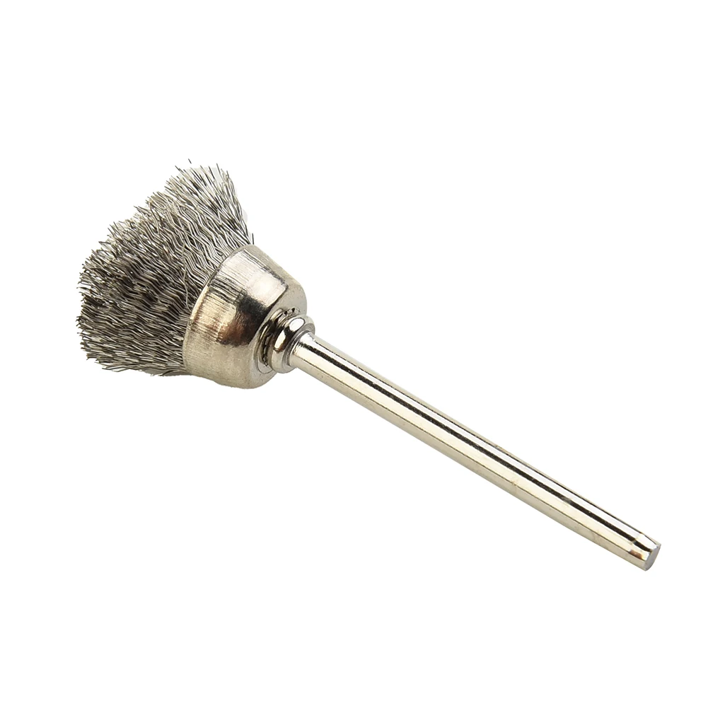 

10 Pcs Set of Stainless Steel Wire Brushes with Brass Cup Wheel for Polish and Finish Perfect for Shipyards and More