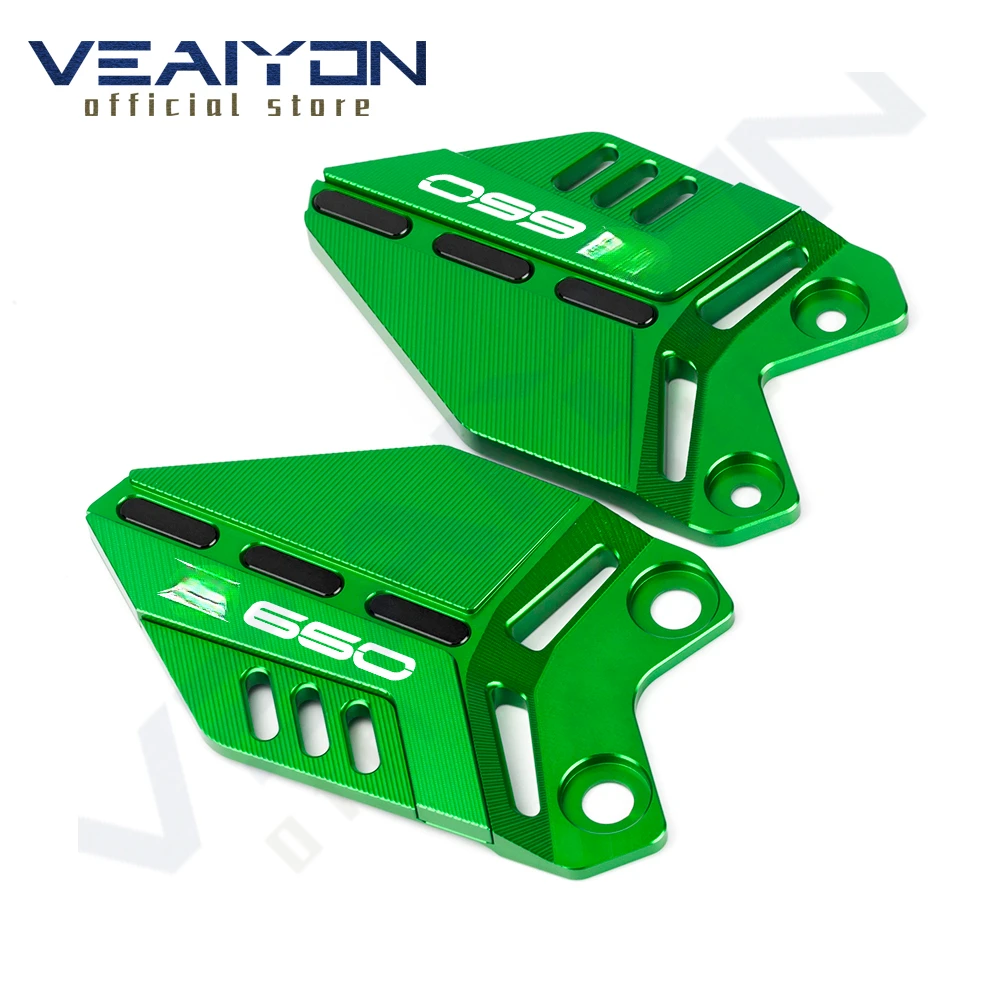 Reposapiés de motocicleta, placas de talón de cilindro de freno delantero, Protector para KAWASAKI Z650 NINJA 650 NINJA650 2017-2022 2021