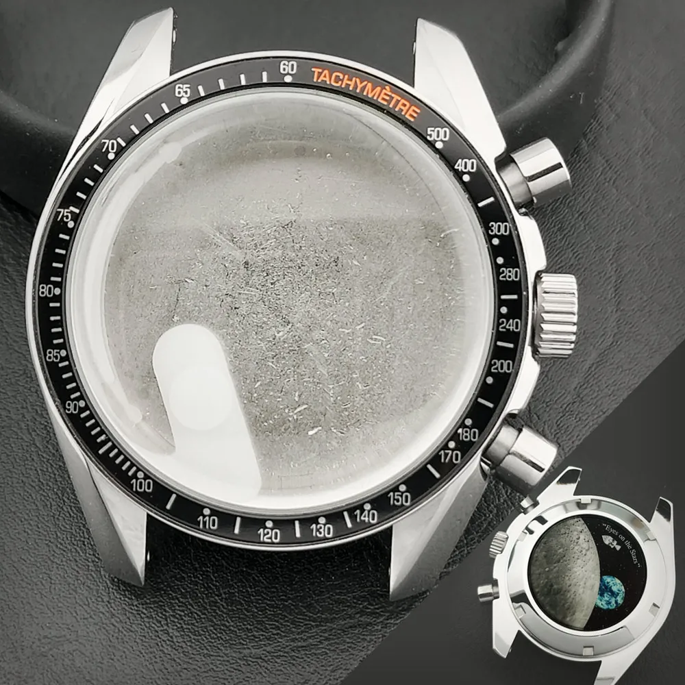 

﻿ 39.7mm diameter men's watch case suitable for VK-63 movement waterproof suitable for 20mm strap watch accessories 5bar