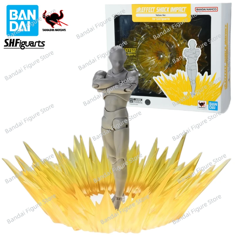 

В наличии Bandai TAMASHII EFFECT SHOCK IMPACT Yellow Ver. Для S.H.Figuarts SHF анимационная фигурка игрушка подарочная модель коллекция
