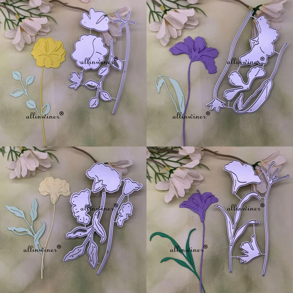 

New flower series Metal Cutting Dies Stencils For DIY Scrapbooking Decorative Embossing Handcraft Die Cutting Template