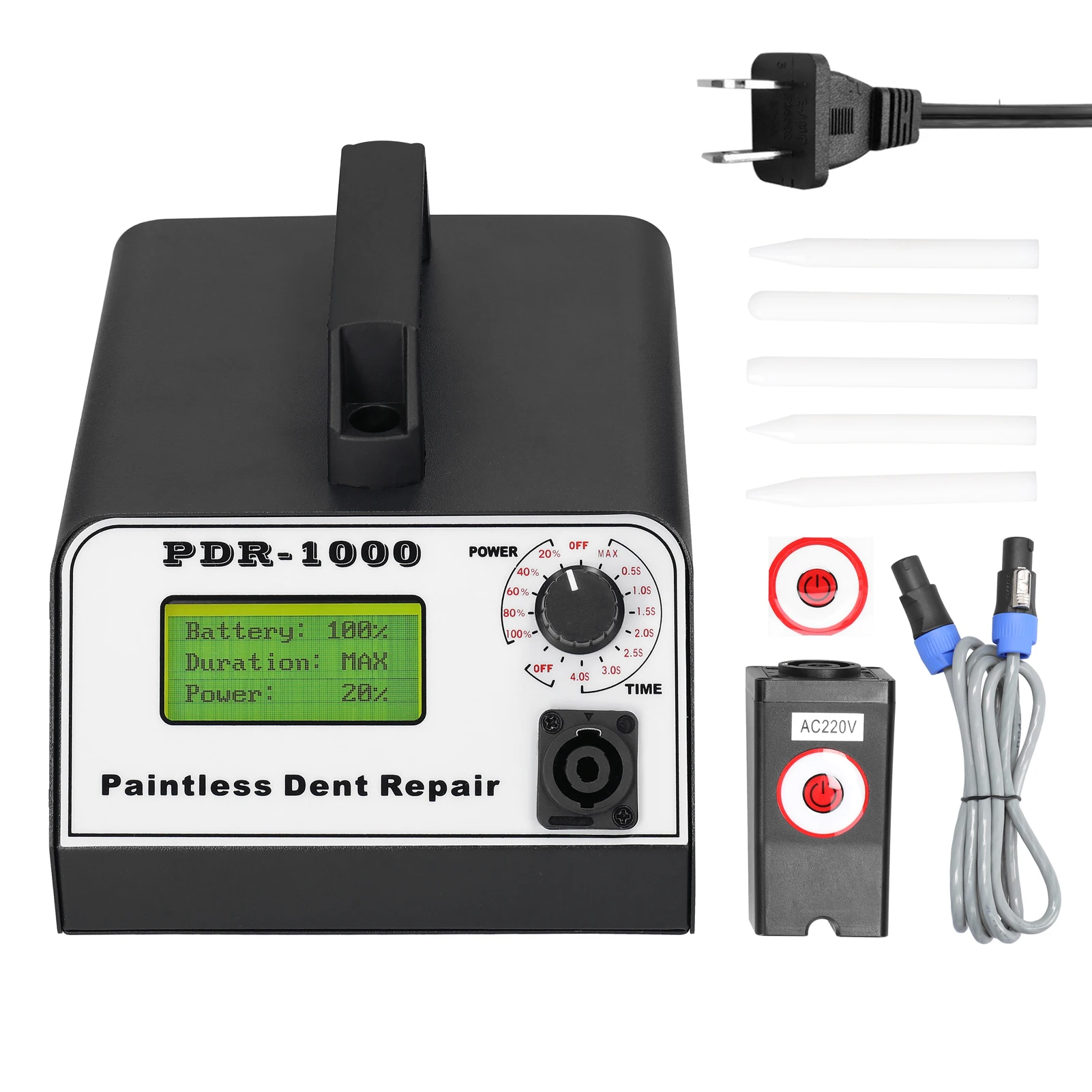 PDR-1000 Auto Body Dent Repairs Machine Portable Household Dents Remover Tool Car Paintless Dent Repairs Tool Time Power Adjust