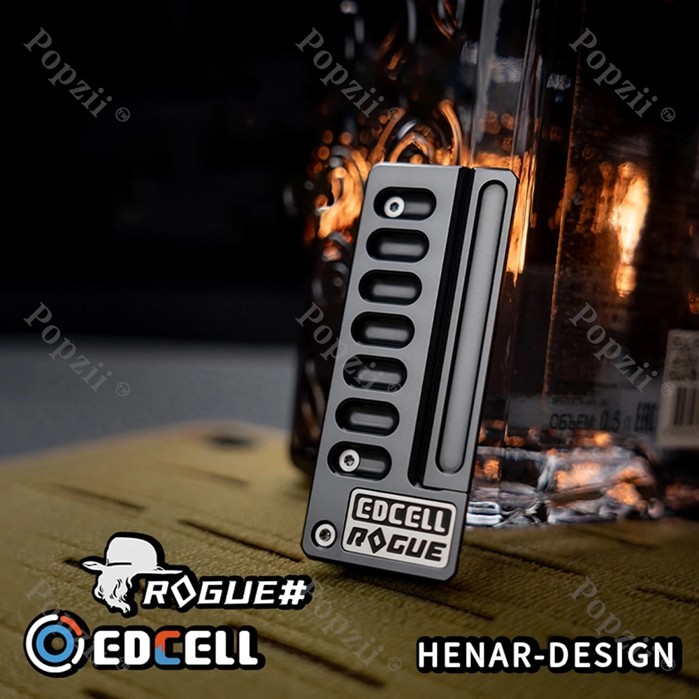 WANWUEDC & ROGUE حاكم الزركونيوم المغناطيس الميكانيكي تململ المنزلق EDC ألعاب التململ مكتب أدوات تخفيف التوتر أداة باردة