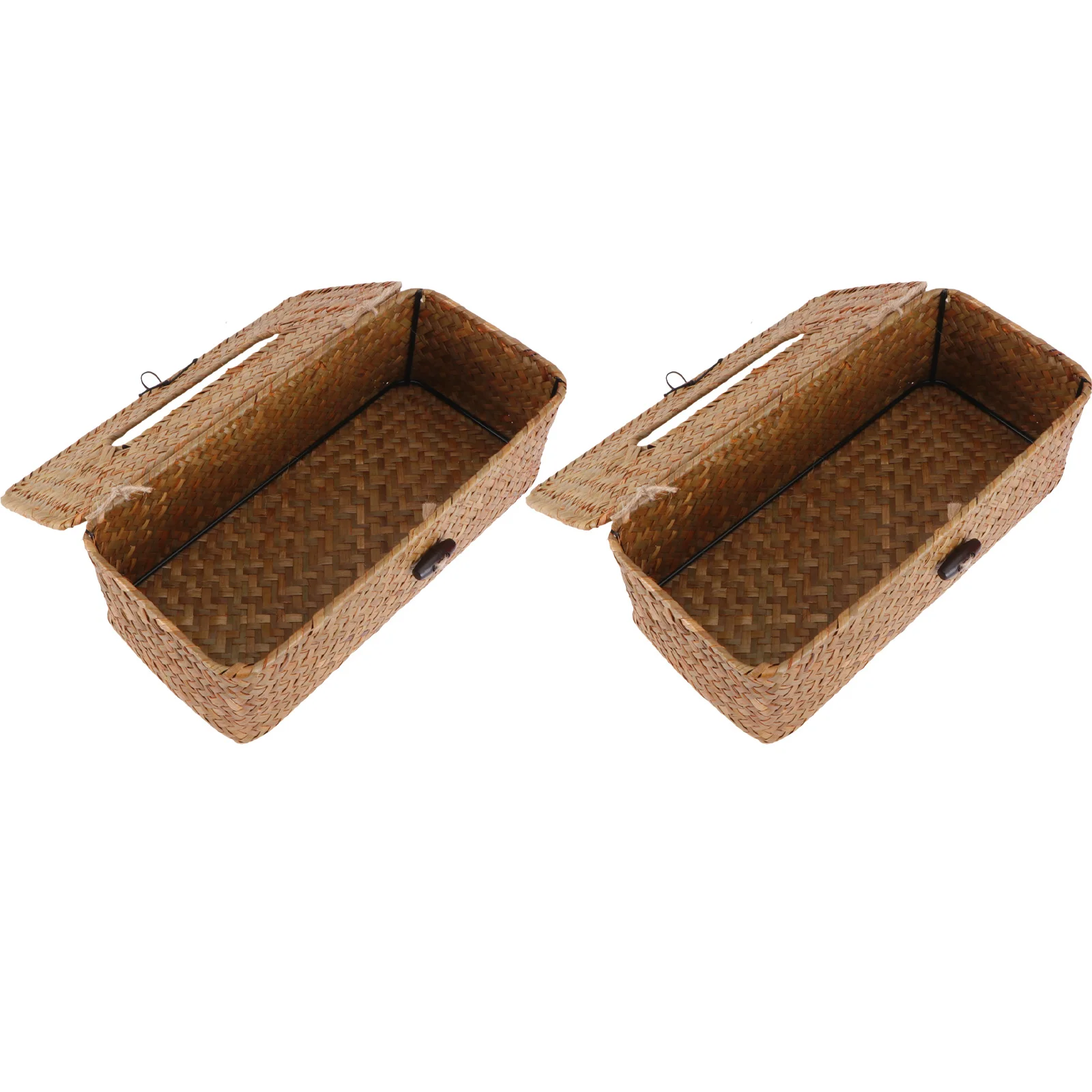 

2Pcs Creative Seaweed Tissue Box 27x12x9cm Napkin Holder Paper Organizer for Car Toilet Bathroom Office Tissue Box