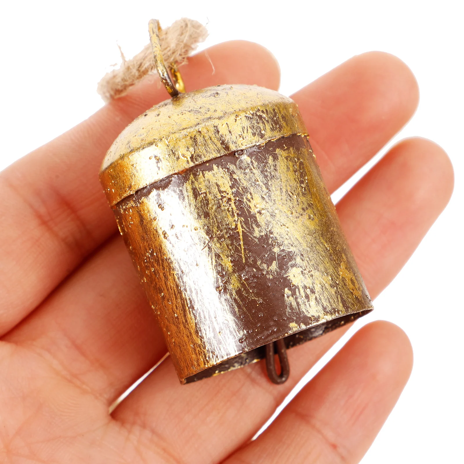 

4Pcs Style Metal Bell Holiday Christmas DIY Bell Charms for Crafts Tree Decoration Bells for Crafts