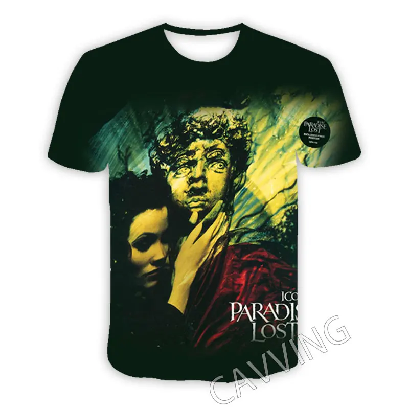 CAVVING 3D Printed Paradise Lost Casual T-shirts Hip Hop T Shirts Harajuku Styles Tops Clothing for Men/women