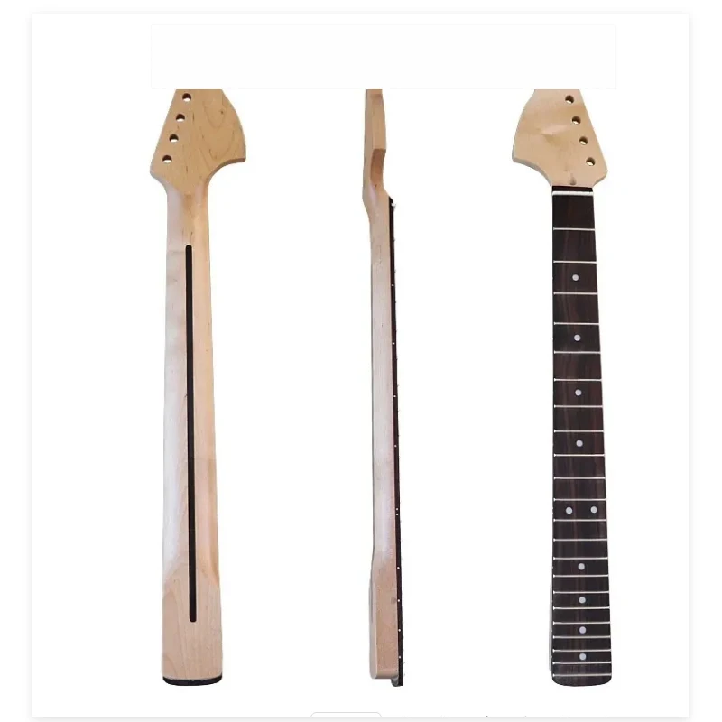 

Left Handed Electric Guitar Neck, ST Style Large Headstock, 22 Frets Maple Fingerboard & Neck, Matte Oil Finish, 6 String Replac