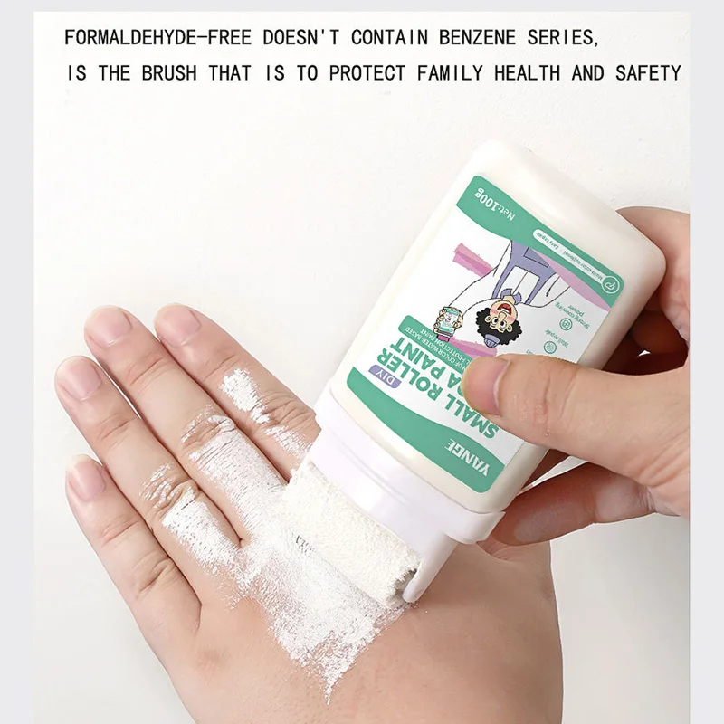 

Wall Repair Roller Paint antibacterial Household White Water Based Latex Paint roller DIY Renovation Wall Spackle Cleaning Tool