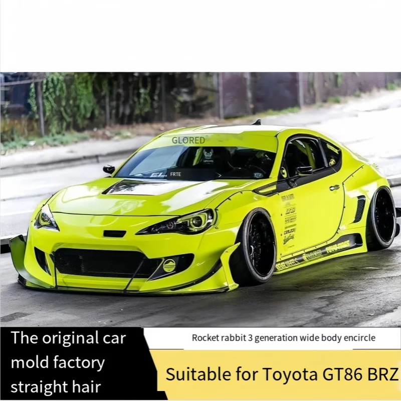 Geeignet für GT86, Subaru BRZ, Upgrade Rocket Rabbit Third-Generation Wide-Body Large-Bumper Body Kit Frontstoßstange