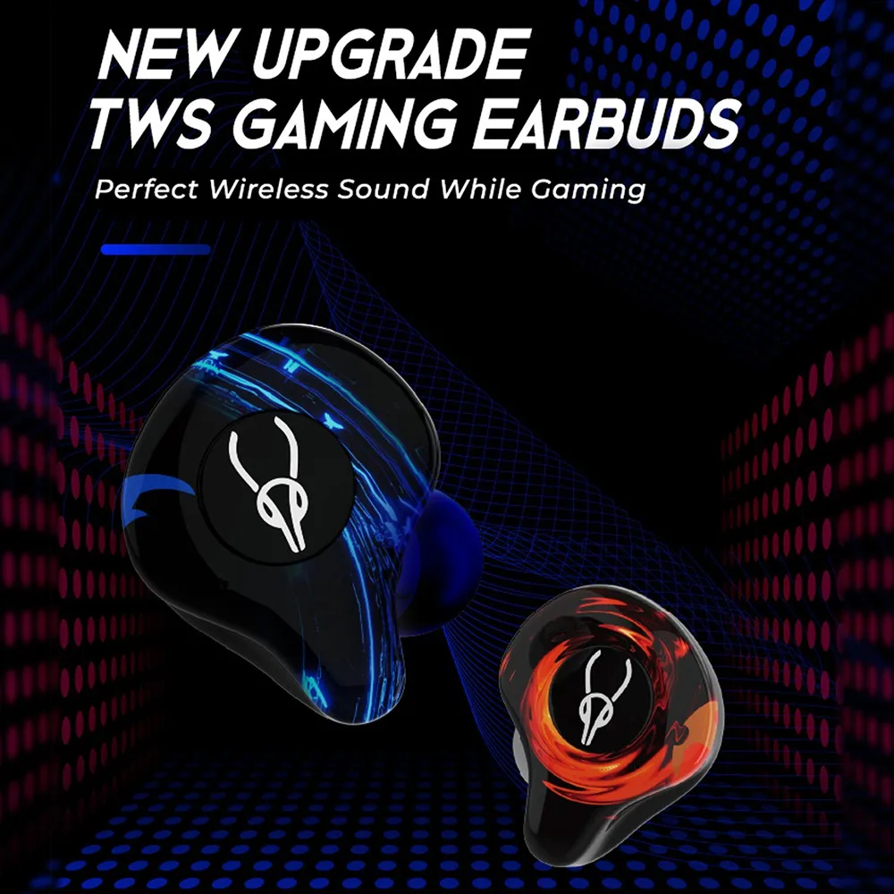 Sabbat G12 Elite In Ear True Wireless Bluetooth Headphone TWS 5.0 High Quality Gaming Music Low latency Earphone Earbud With Mic