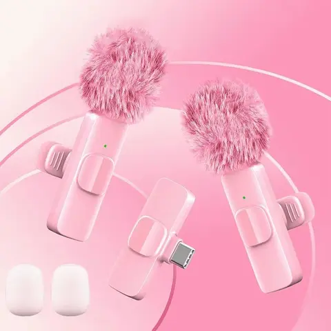 Беспроводной мини-микрофон USB-C с шумоподавлением для iPhone и Android — фото модели