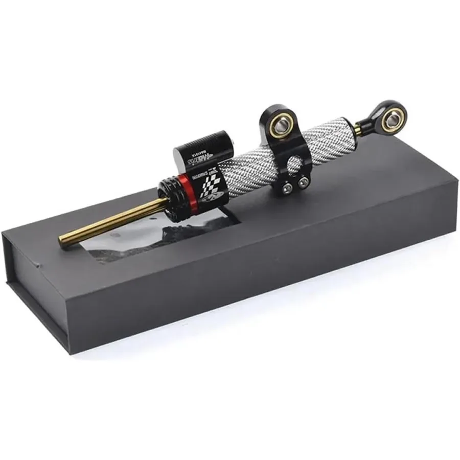 

Motorcycle Stabilizer for Kawasaki Z1000 20142019 with Carbon Fiber B6 Steering Damper Bracket Mount for Enhanced Stability and