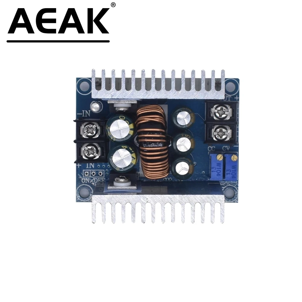 AEAK 300W 20A DC-DC Buck Converter Step Down Module 150W Boost Converter 300W 9A 300W  DC 400W 15A Step-up Boost Converter 100W