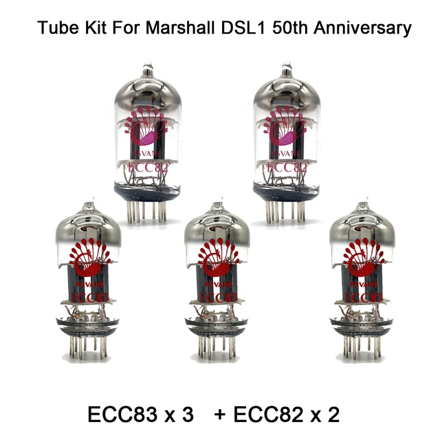 Valve Tube Kit For Marshall DSL1 50th Anniversary PSVANE 3PCS ECC83 2PCS  ECC82 Amplifier Power Tube Vacuum Tube Audio Guitar - AliExpress