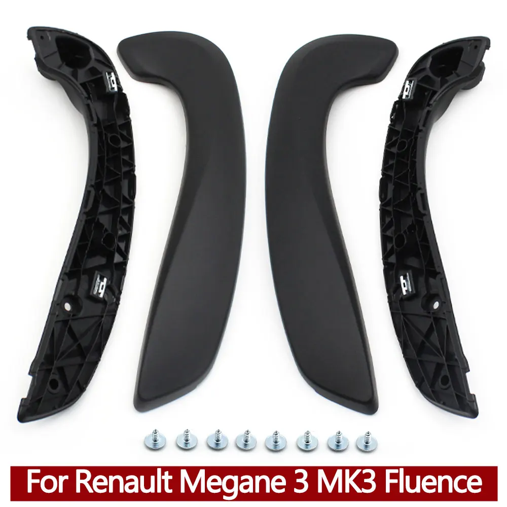 Schwarzer Innen wagen vorne links rechts Türgriff für Renault Megane 3 iii Fluence 2007-2012 809600015r 2008 809540001r – Detail 1