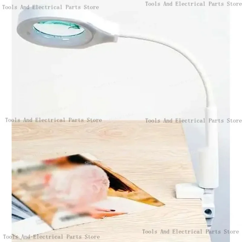 Desktop LED Magnifier With Stand - 3X Magnification Lens For Reading, Circuit Repair & Detailed Work