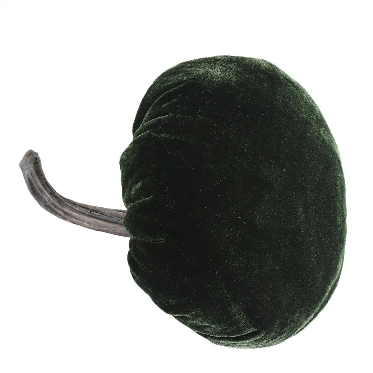 COFA Large Velvet Pumpkins for Decorating,Handmade Artificial Harvest Pumpkins,Fall Halloween Thanksgiving Home Decor(Green)