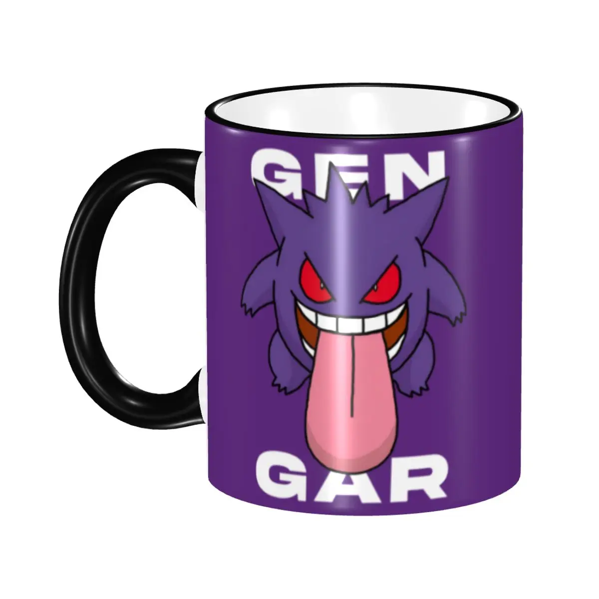 

Керамическая кружка для кофе и чая с индивидуальным дизайном Покемон Генгар, магическая мультяшная чашка-призрак для самостоятельного оформления