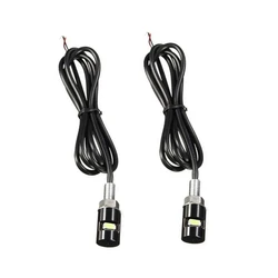 12V 5630 Accessories Tail Number Screw Bolt Light Universal White LED Car Auto Motorcycle License Plate lamp