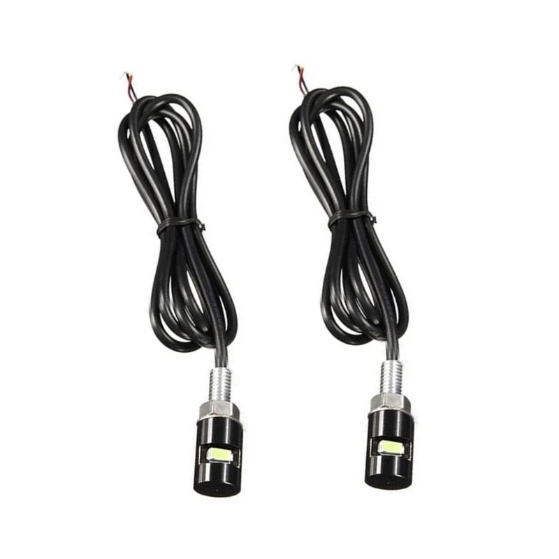 G7NA Screw Bolt Light White LED Universal Car Auto Motorcycle License Plate Lamp 12V 5630 for 12V Vehicle