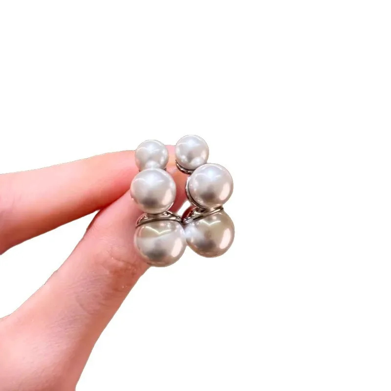 الموضة الحديثة مقلد أقراط اللؤلؤ للنساء الإبداعية الجديدة الساحرة أقراط المجوهرات الكلاسيكية بالجملة #6