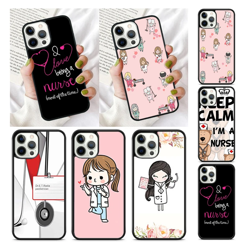 Doctor Nurse Medicine Student Phone Case Cover for iPhone 16 15 SE2020 13 14 11 12 Pro Max Max 6 7 8 Plus  coque fundas Shell