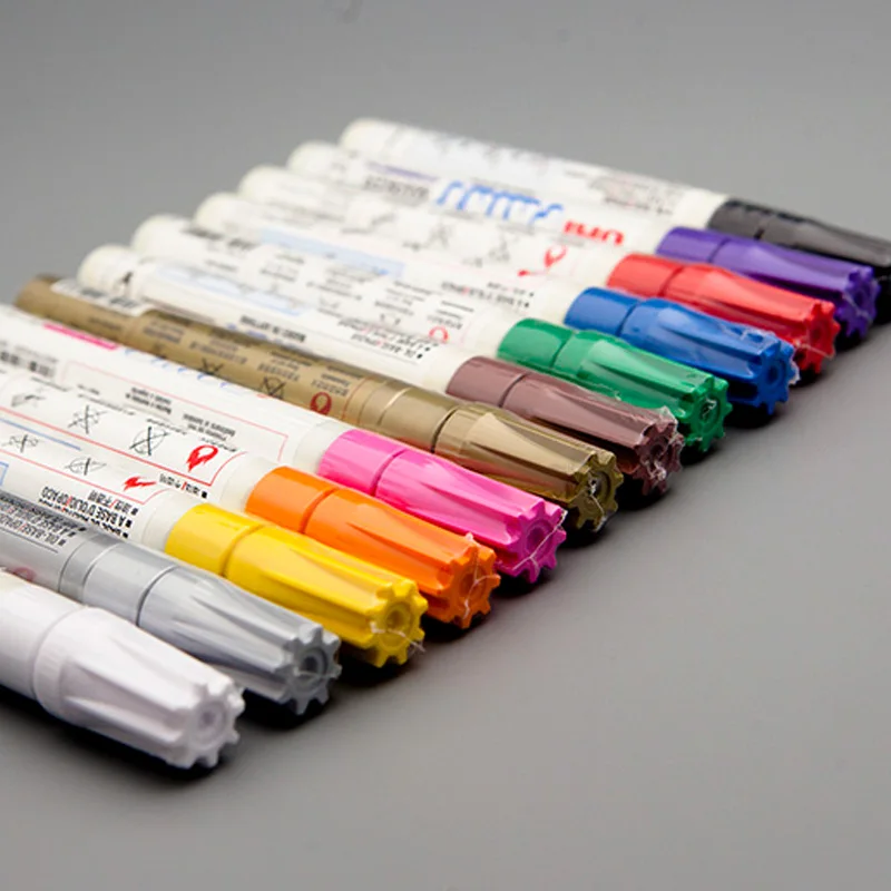 Japan UNI Colorful Permanent Markers Pen Paint Marker School Stationery Office Supplies Permanent Art Supplies PX-20 Highlighter