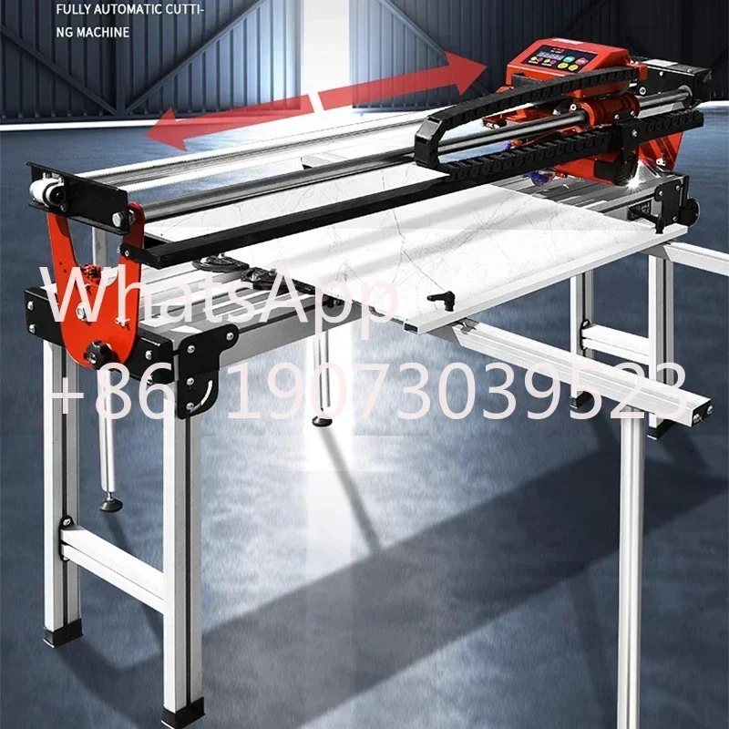 Multifunctional automatic ceramic tile cutter push knife infrared laser edging chamfering parquet slotting device