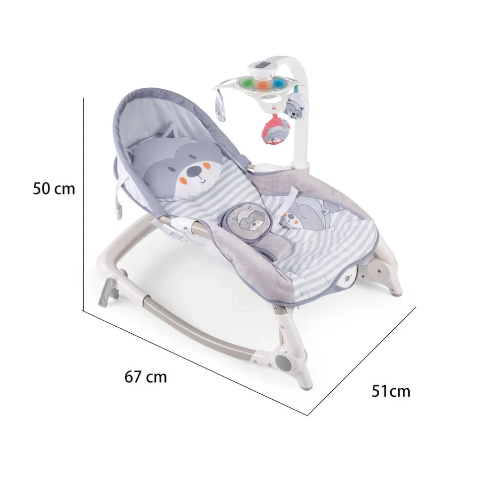 Hot Multi-function Rocking  Chair Musical Vibrator Rocker Electric Baby Toy Bouncer Soothing Girl Children Toys