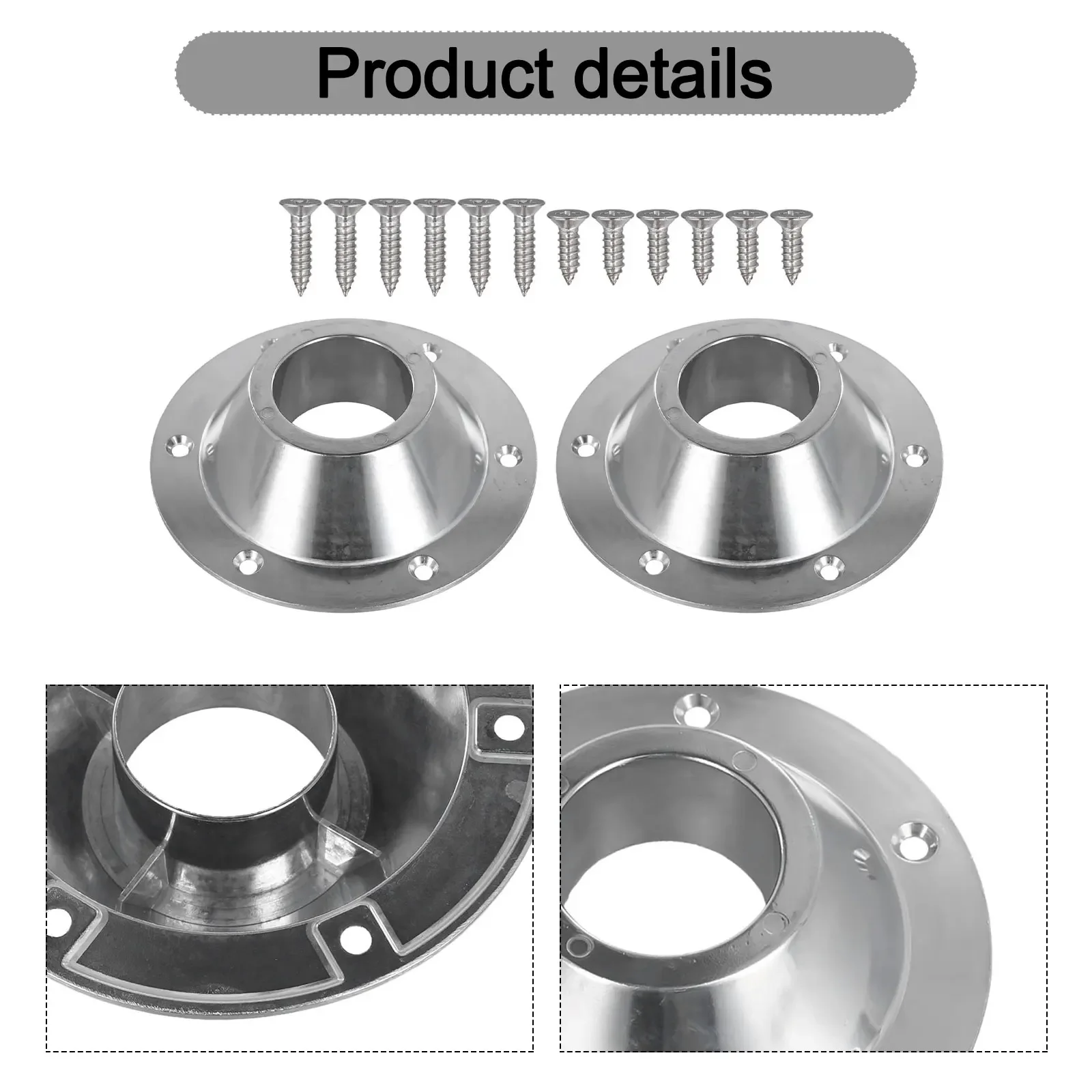 Package Content Aluminum Pedestal Aluminum Pedestal Quick Installation Fitments For RV Very Practical Fitments For RV