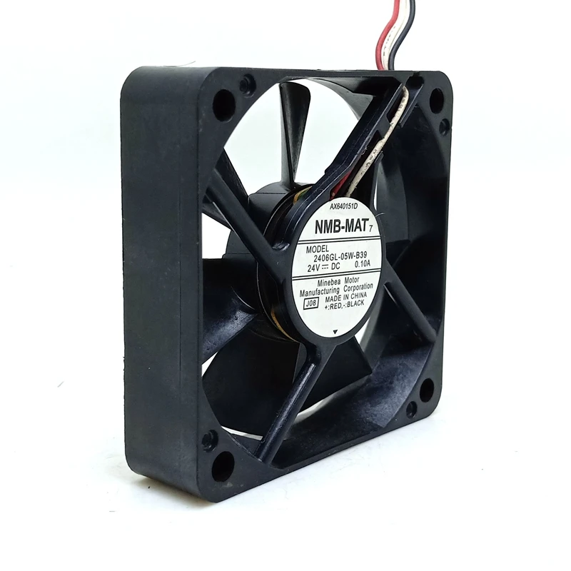 

2406GL-05W-B39 60mm 6cm Axial Cooling Fan 6015 DC 24V 0.08A 6cm 3-wire double ball frequency converter fan