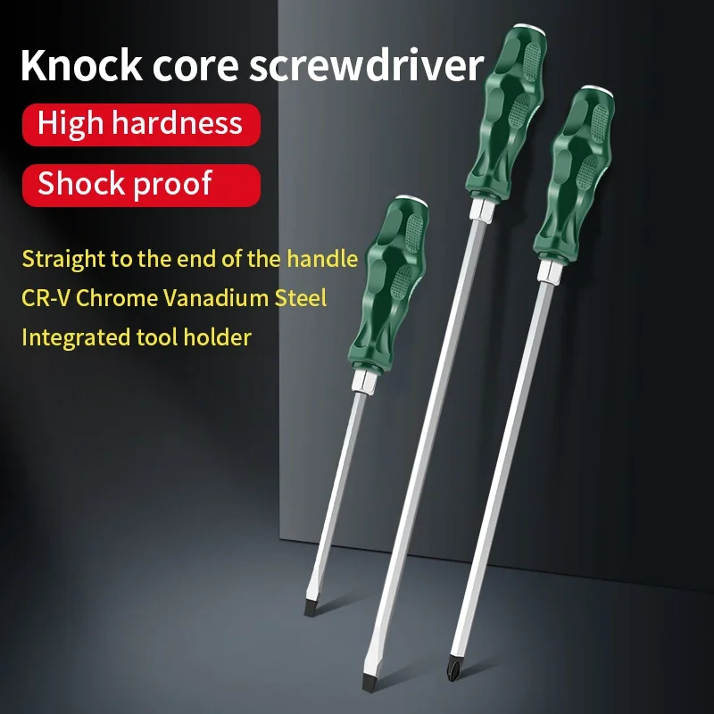 High Hardness Lengthened Magnetic Screwdriver Bit for Car Repair Hand Tool Industry Slotted/Phillips Double-ended Screw Driver
