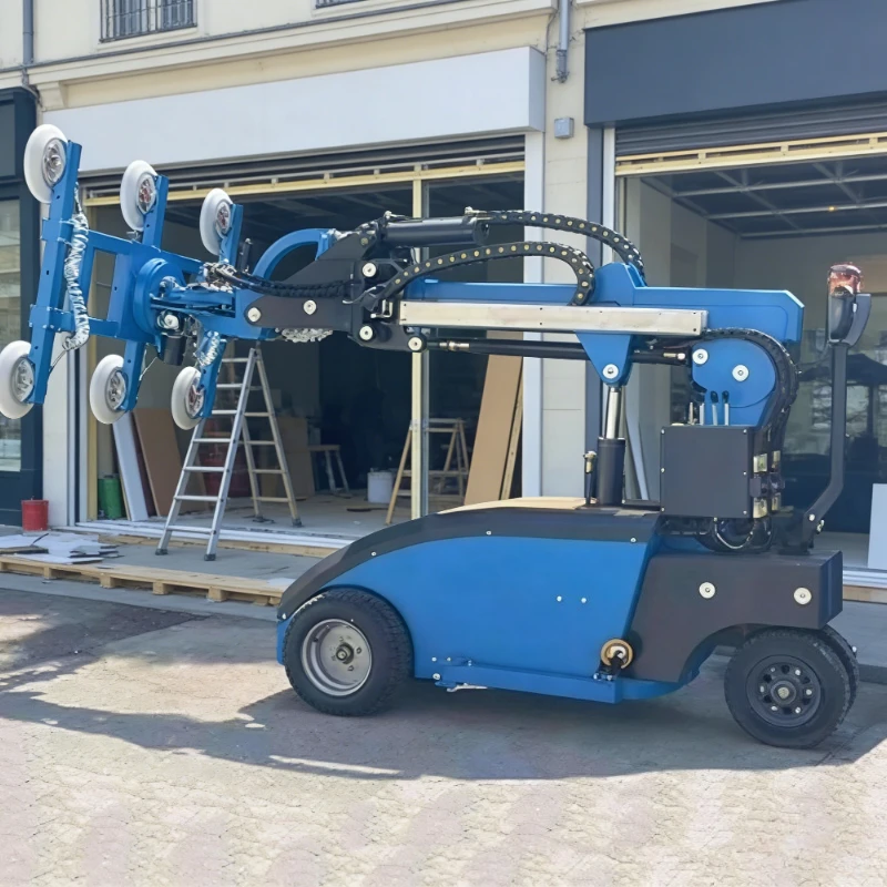 Customized 300kg/600kg/800kg Adjustable Electric Rotation Pneumatic Vacuum Glass Lifter Foam Suction Cup New Robot Lift