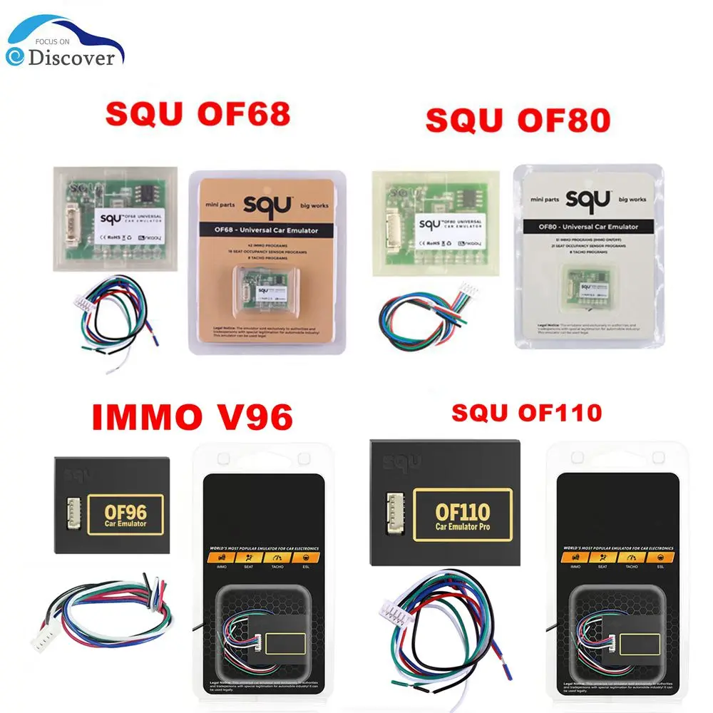 SQU OF68 OF80 V96 OF110 Universal Car Emulator Immo Programs ESL Diagnostic Tool Seat Occupancy Sensor For Multi Brand Cars