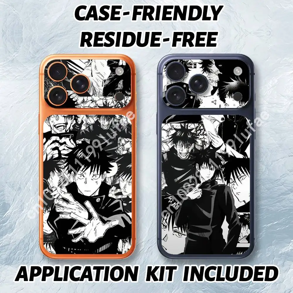 M-Megumi Fushiguro-S Sticker UV Film for iPhone 17 Pro 17 ProMax Plain Decal Skin