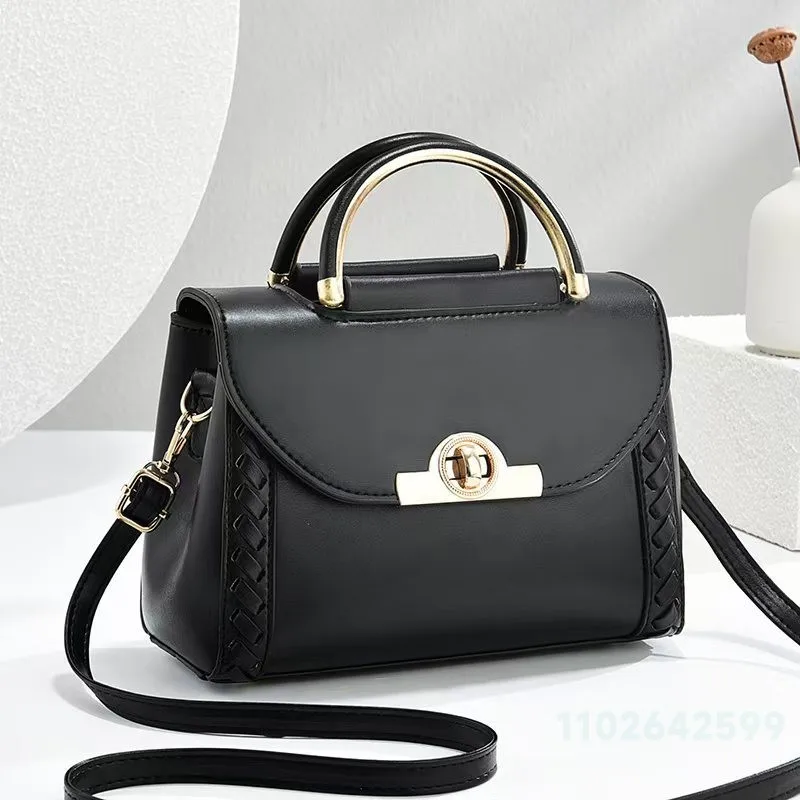 2026 New Women's Handbag Fashion High Quality Women's Crossbody Bag Solid Color Versatile Multi Functional Commuter Storage Bag
