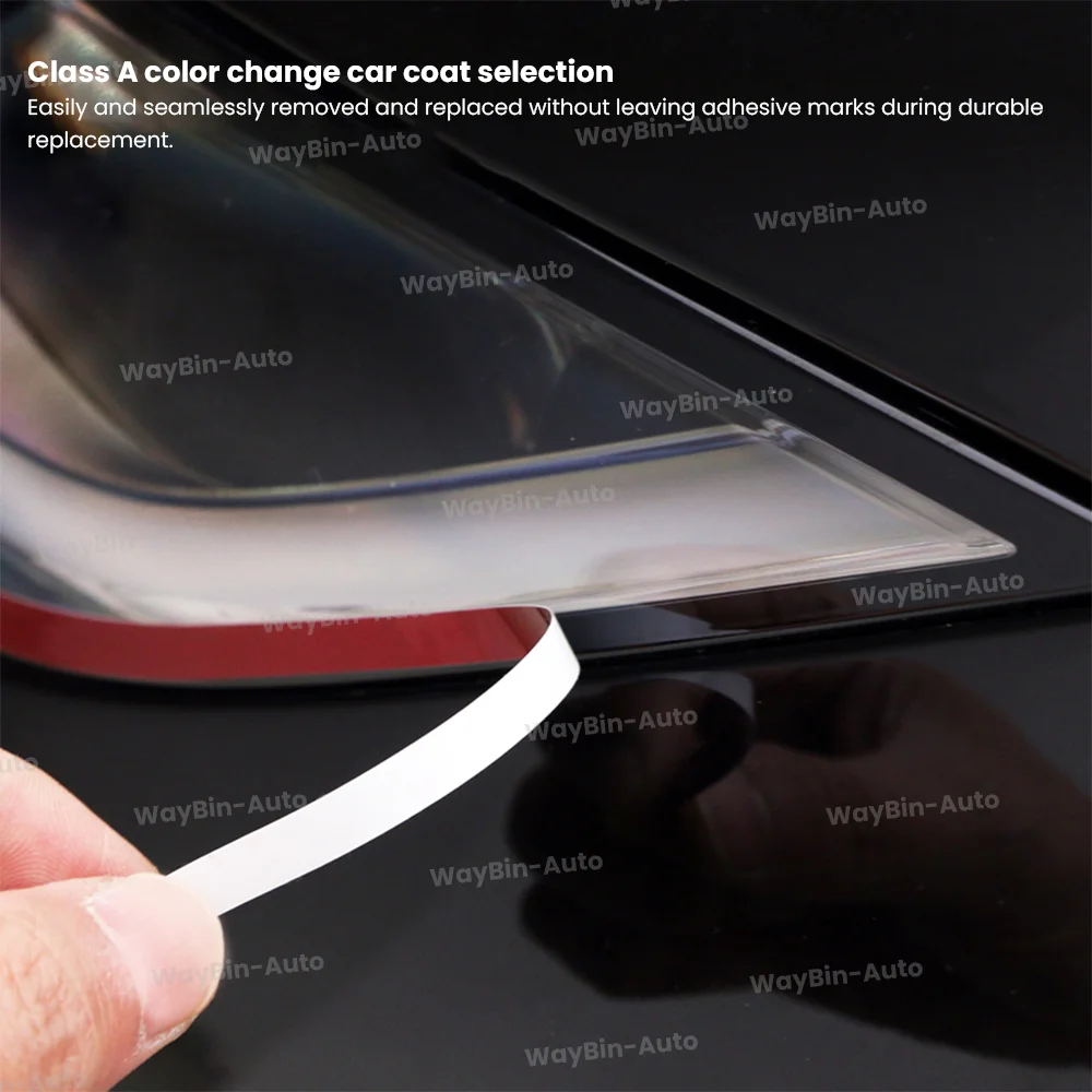 For Tesla Model 3 Highland 2024 2Pcs/Set Car sticker Demon Eye Headlight Strips Decals Strips Auto Exterior 2024 Accessories