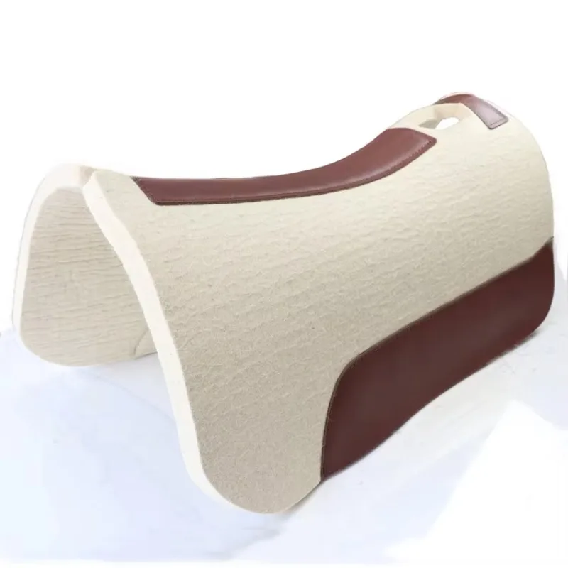 Cotton Velvet Satin Mixed Material Matching Horse Saddle Pad Set