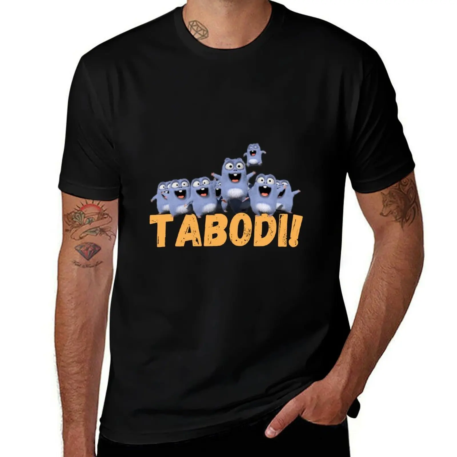 Happy Lemmings Tabodi and Grizzy T-Shirt Utility Casual Work T-Shirt