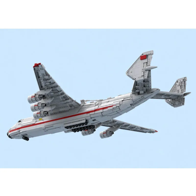 MOC-275832Rainforest Airlines Large Passenger Transport Helicopter Building Block Model 4740parts Creative Birthday Fun Toy Gift