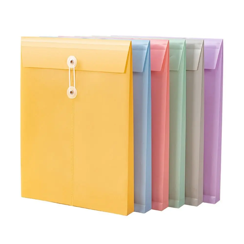 Document Organiser A4 PP File Folder Large Envelopes Archive Folder A4 File Organizer Waterproof Paper Organizer School Office