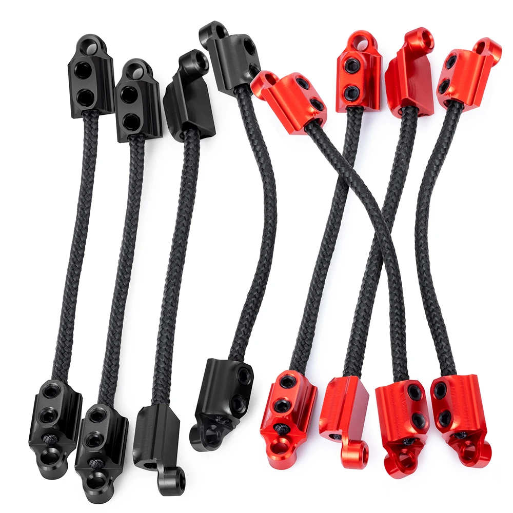 Yeahrun tiras de limite de viagem para suspensão dianteira e traseira, para 1/18 mini lmt 4wd escovado monster truck rtr, peças de atualização